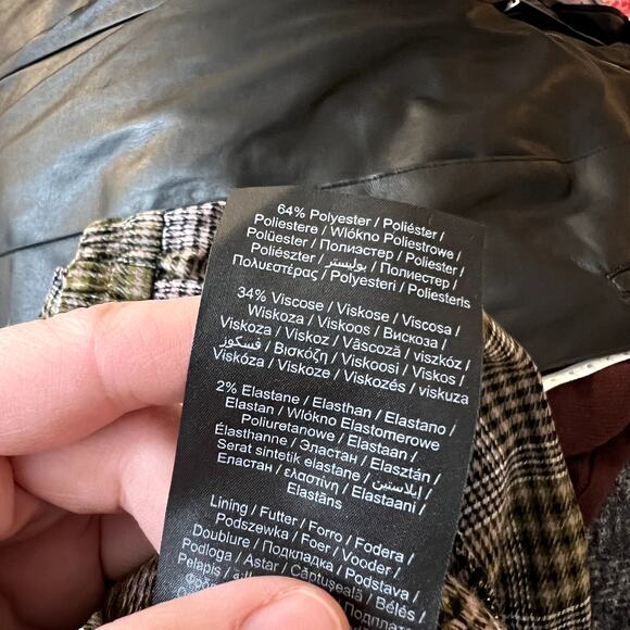 Vero Moda Plaid Joggers LAST CALL - Picture 7 of 7